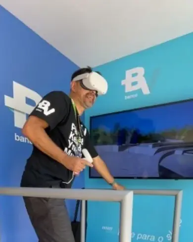 Experiência VR do Banco BV no Mundial de Skate