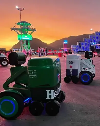 Robô da Heineken no Rock in Rio