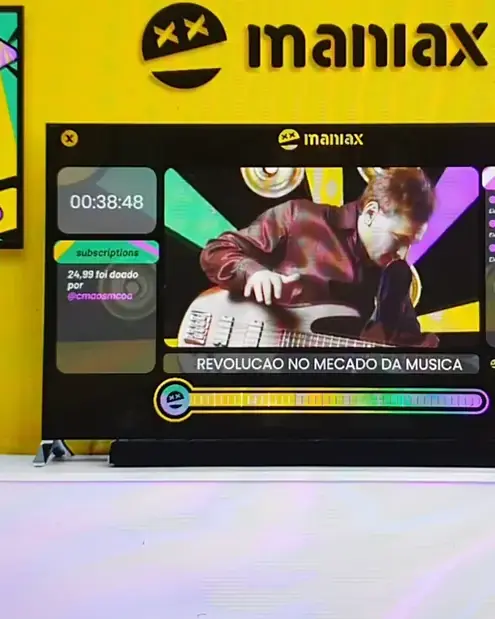 Plataforma imersiva de música Maniax