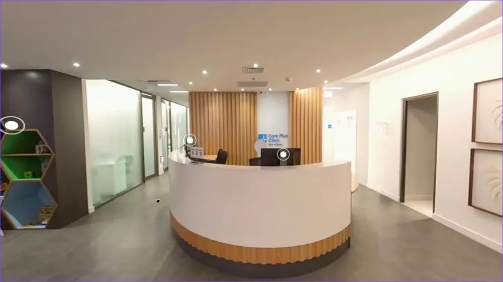 Careplus · visita imersiva à clínica