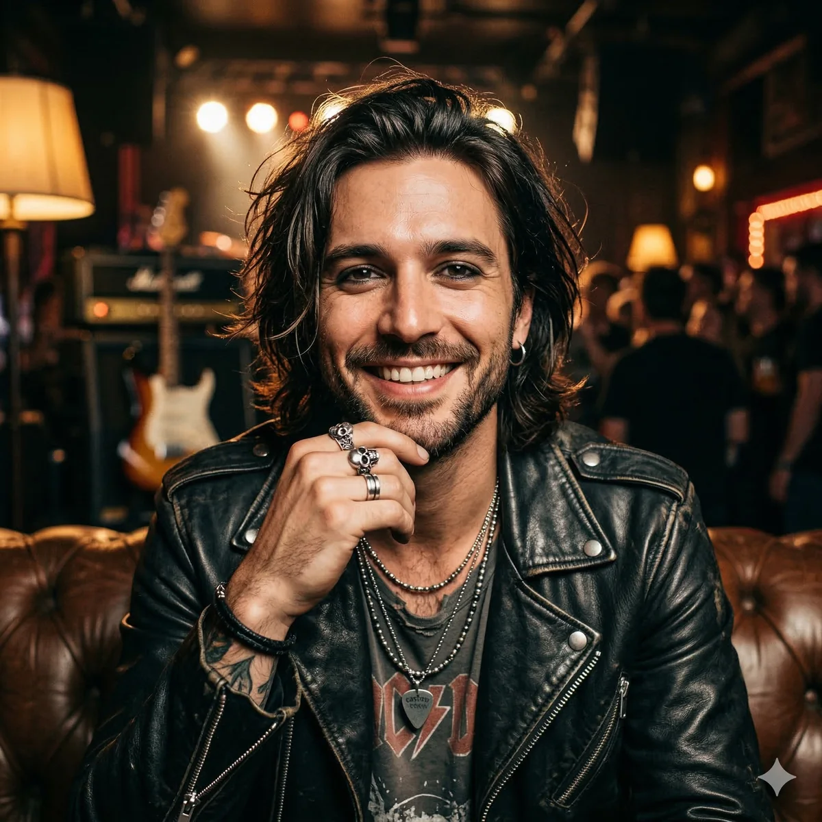 Participante transformado por IA em artista de rock