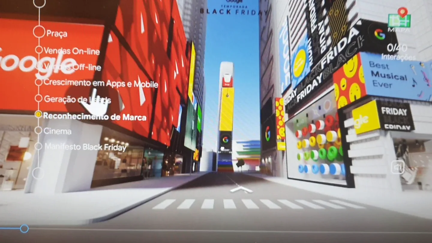 Virtual city created for Google Black Friday 2020