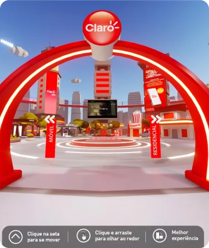Claro Mundos - experiência AR e VR