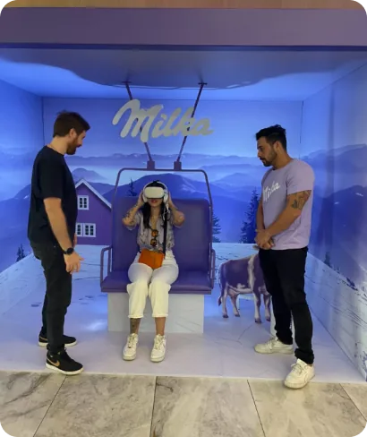 Milka - experiência AR e VR