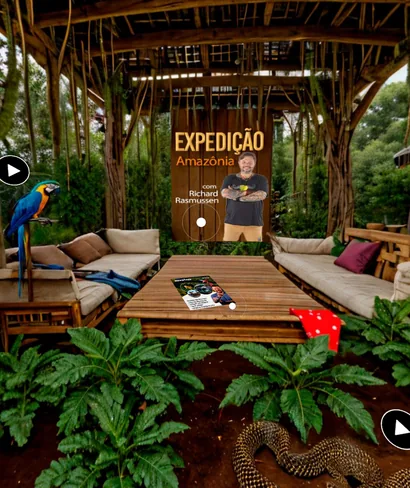 Richard Rasmussen — site imersivo para influenciador