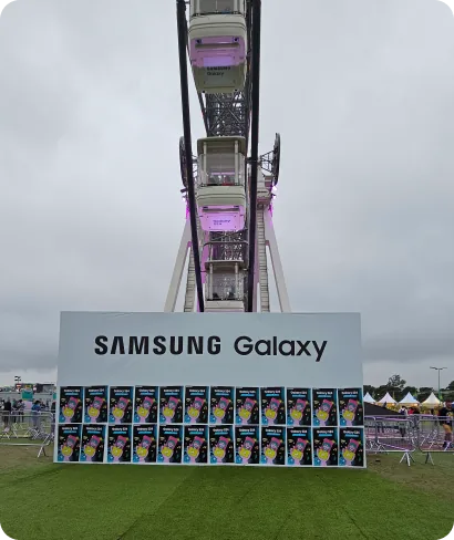 Samsung no Lollapalooza - Live Marketing